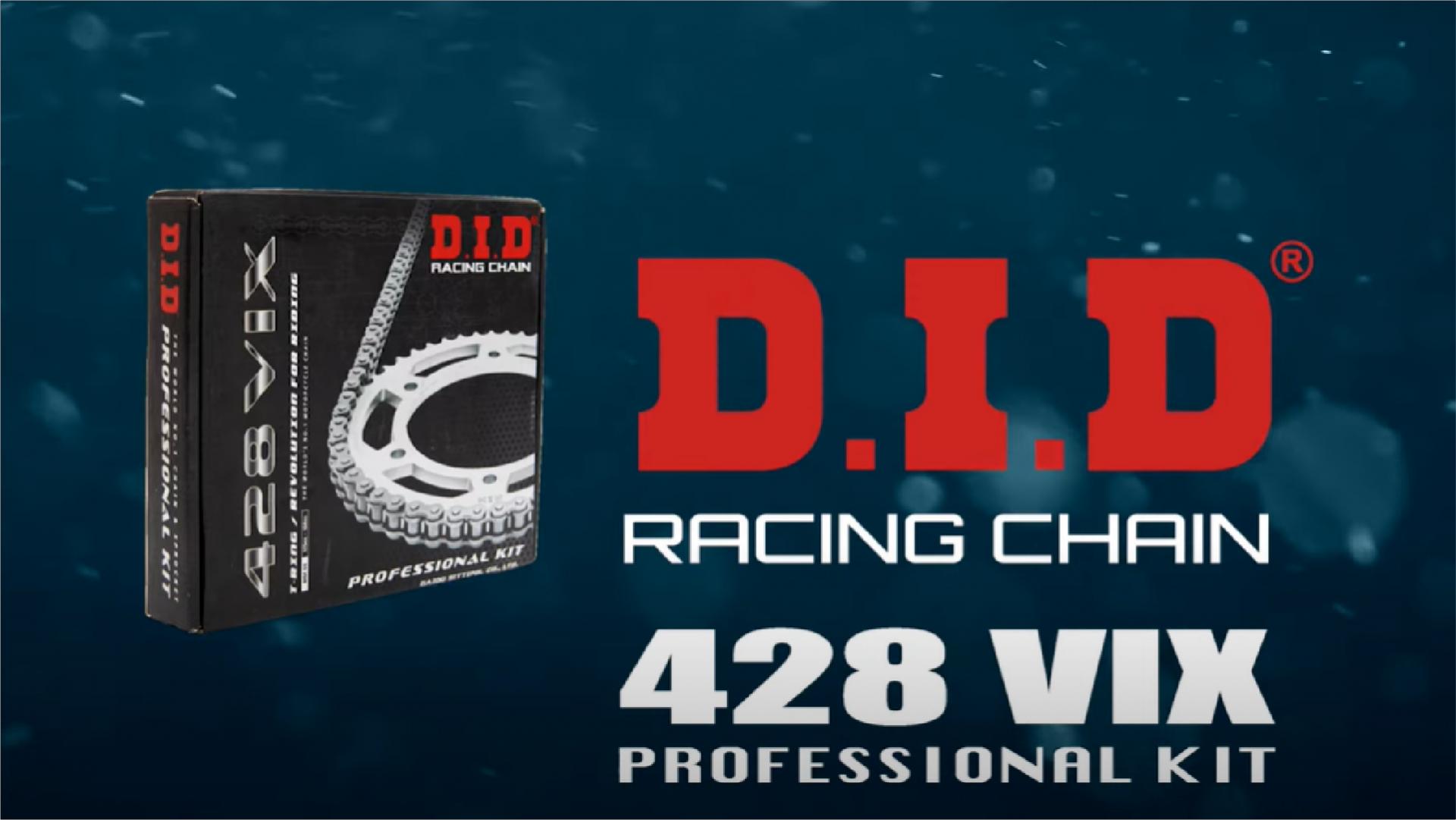 DID 428VIX (T-RING) โซ่ลูกยาง ทีริง คุณภาพเพื่อรถมอเตอร์ไซค์สมรรถนะสูง