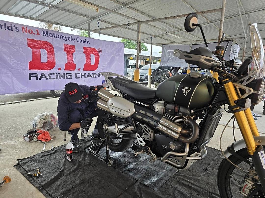 D.I.D เปิดบูธ FastTrack Weekend Riding 2026 สนามที่ 2 ล้างและเคลือบโซ่ฟรี พร้อมส่วนลดพิเศษ