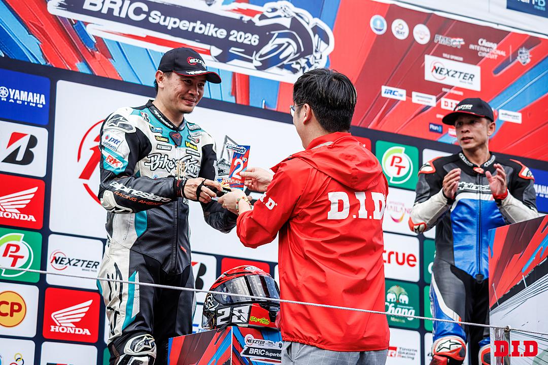 รวมภาพความมันส์ NEXZTER BRIC Superbike 2026 Round 3 ที่สนามช้าง บุรีรัมย์ ดวลนักแข่งระดับโลก ฝ่าทั้งแดดและฝน ก่อนลุ้นตัดสินแชมป์ Round 4