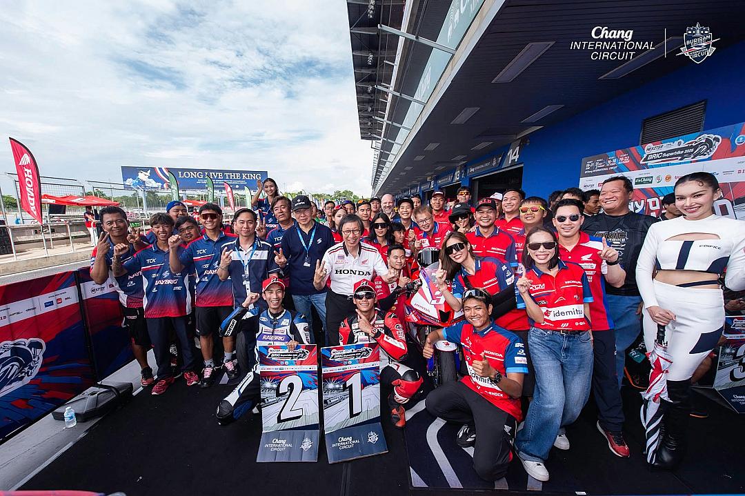 NEXZTER BRIC Superbike 2026 ผ่านครึ่งทางลุ้นแชมป์เดือด! "คาร์เบอร์รี-ธนัช" โชว์ฟอร์มโหด คว้าชัยชนะ 2 สนามติด